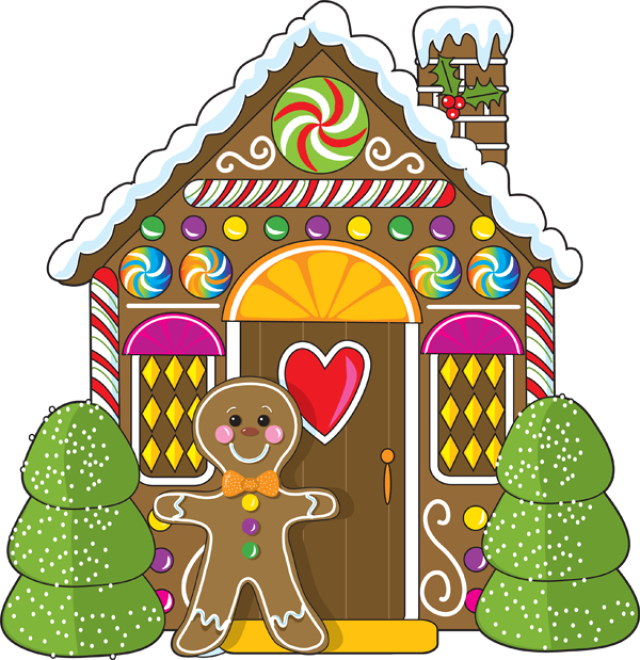 640x660 Graham Cracker Gingerbread House Vector Freeuse Library Png
