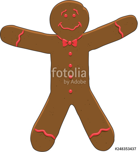Gingerbread Man Vector Illustration Stock Image And Royalty Free 453x500 Gingerbread Man Vector Illustration Stock Image And Royalty Free