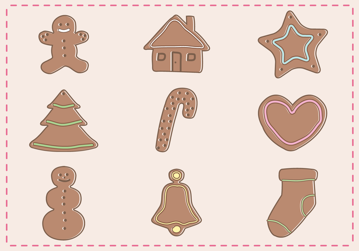 Gingerbread Free Vector Art 700x490 Gingerbread Free Vector Art
