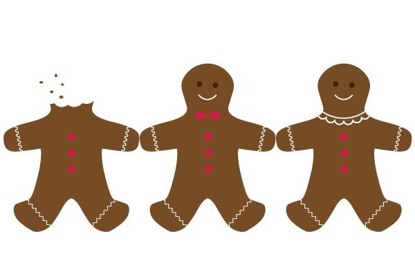 Vector Gingerbread Cookie Image 600x400 Vector Gingerbread Cookie Image