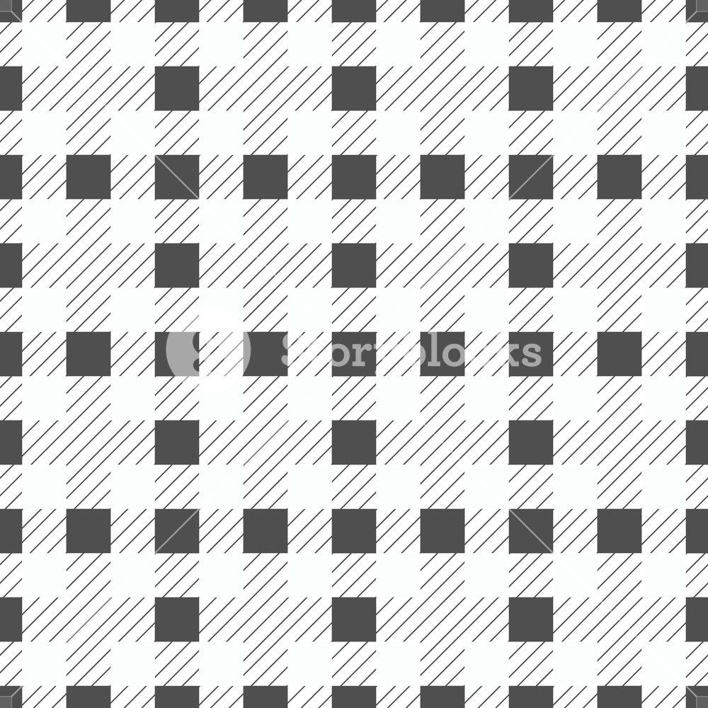 1000x1000 Gingham Seamless Plaid Pattern Vector Illustration Royalty