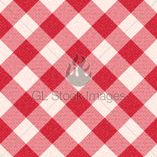 500x500 Red And White Textured Diagonal Gingham Pattern Background Gl