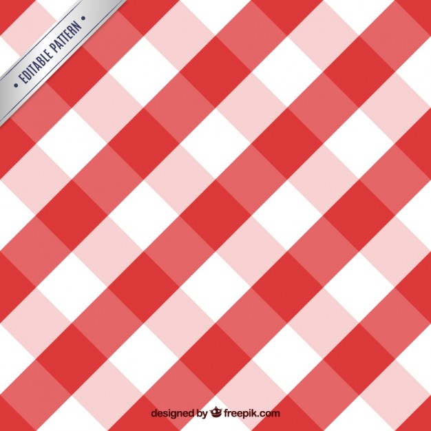 626x626 Red And White Gingham Pattern Vector Free Download