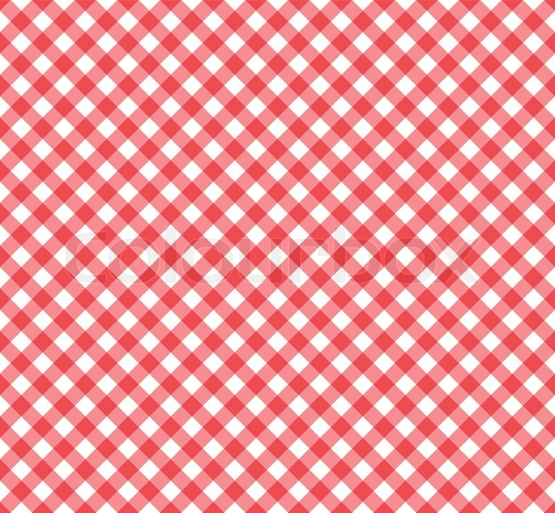 800x739 Seamless Gingham Pattern In Red And Stock Vector Colourbox