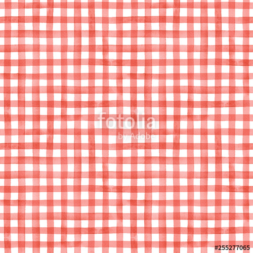 500x500 Watercolor Gingham Check Seamless Pattern Stock Image And Royalty