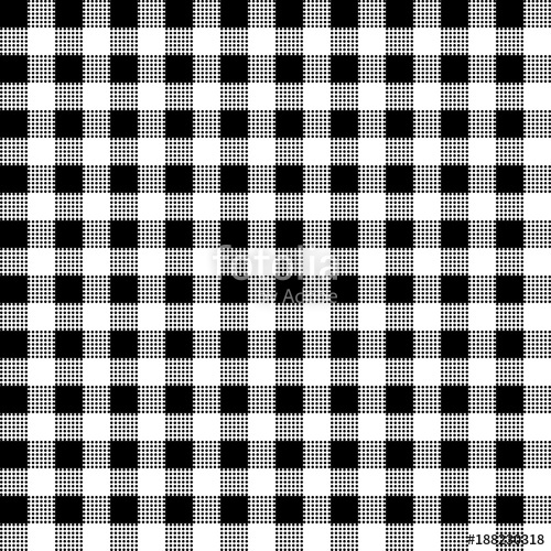 500x500 Black And White Gingham Plaid Checkered Tablecloth Background
