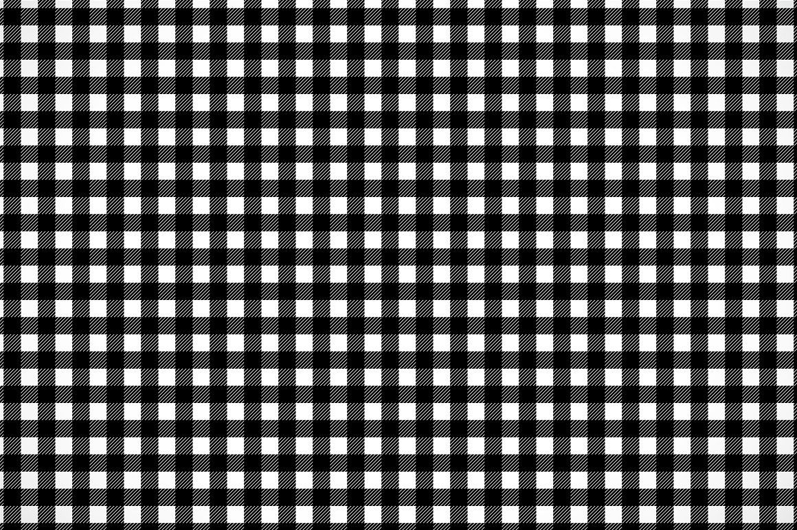 1160x772 Black And White Gingham Pattern
