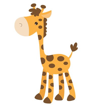 Giraffe Cartoon Vector At Vectorified.com 