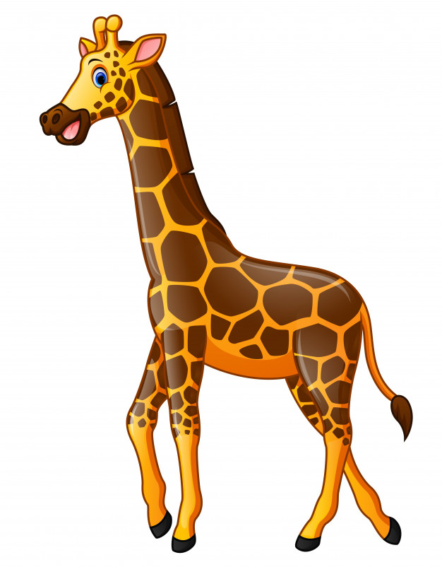 626x802 Happy Giraffe Cartoon Vector Premium Download
