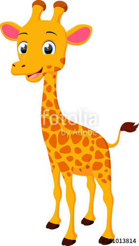 283x500 Cute Giraffe Cartoon Stock Image And Royalty Free Vector
