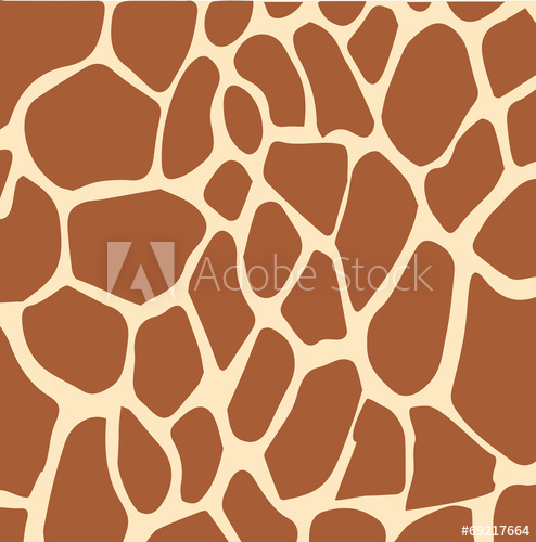 494x500 Giraffe Pattern Vector