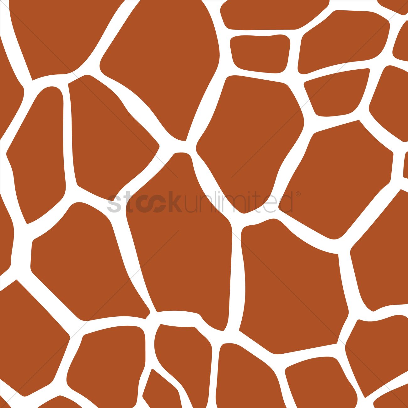 1300x1300 Giraffe Print Background Vector Image