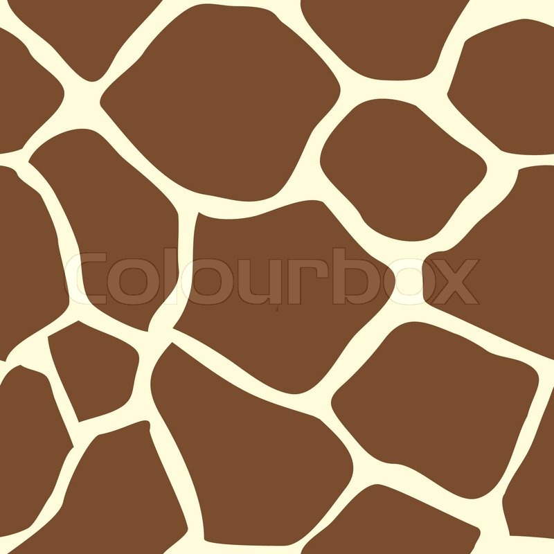 800x800 Seamless Giraffe Tiling Animal Print Stock Vector Colourbox