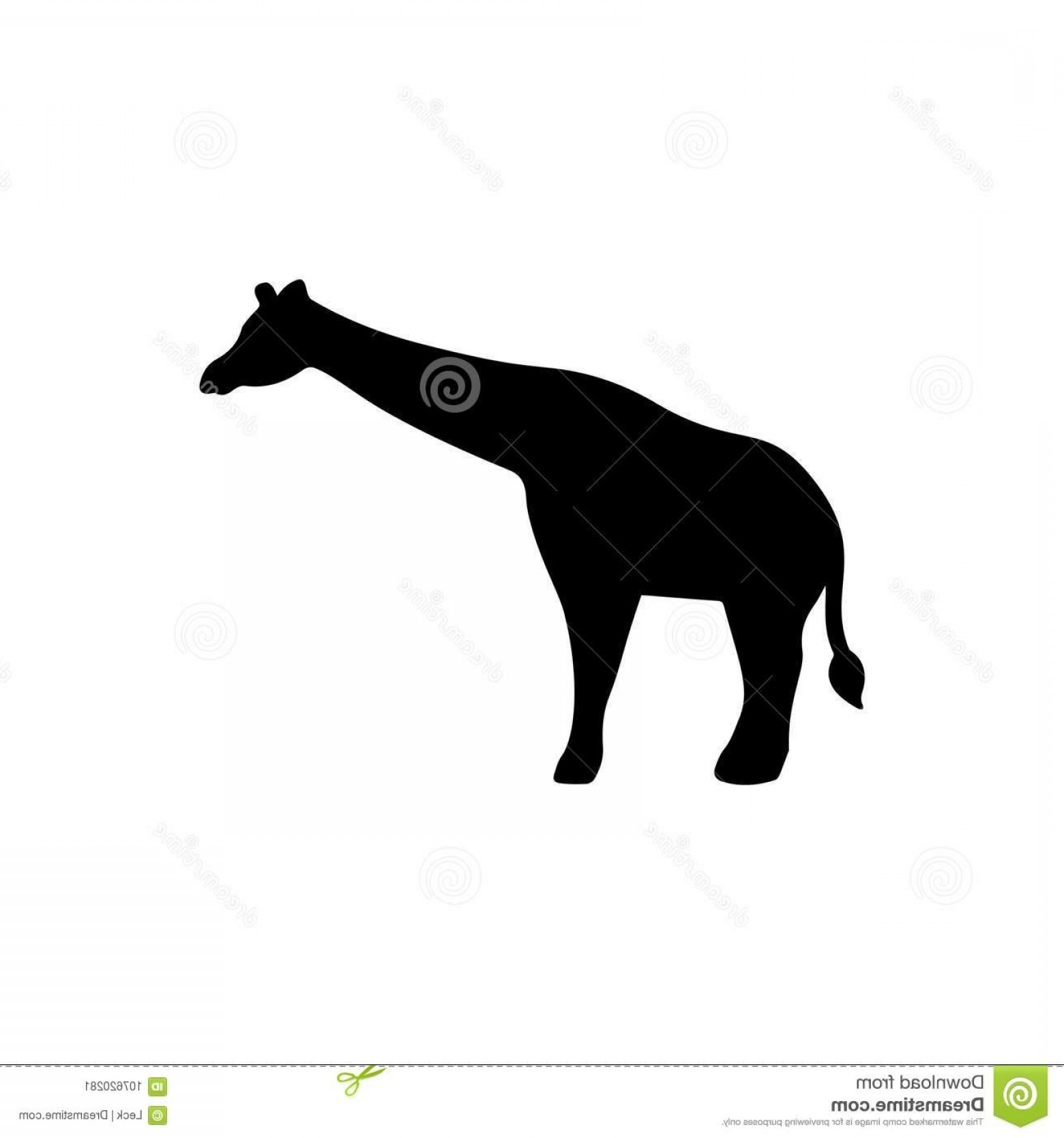 1560x1668 Giraffe Silhouette Natural Design Vector Black Image Soidergi
