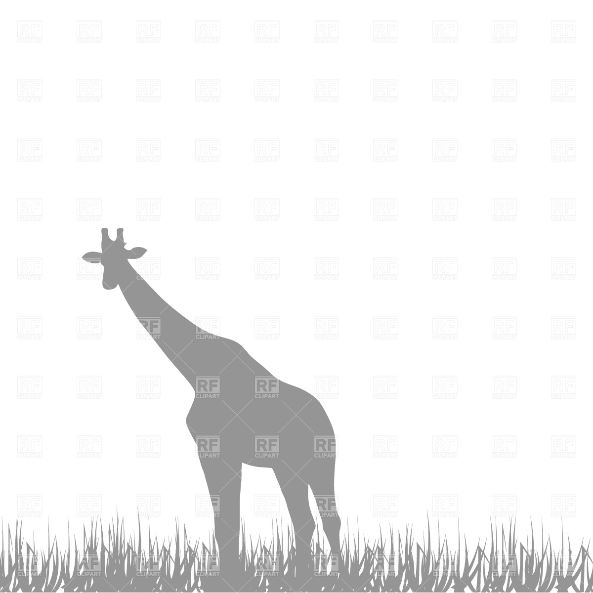 1200x1200 Giraffe Silhouette Vector Image Of Plants And Animals Prague
