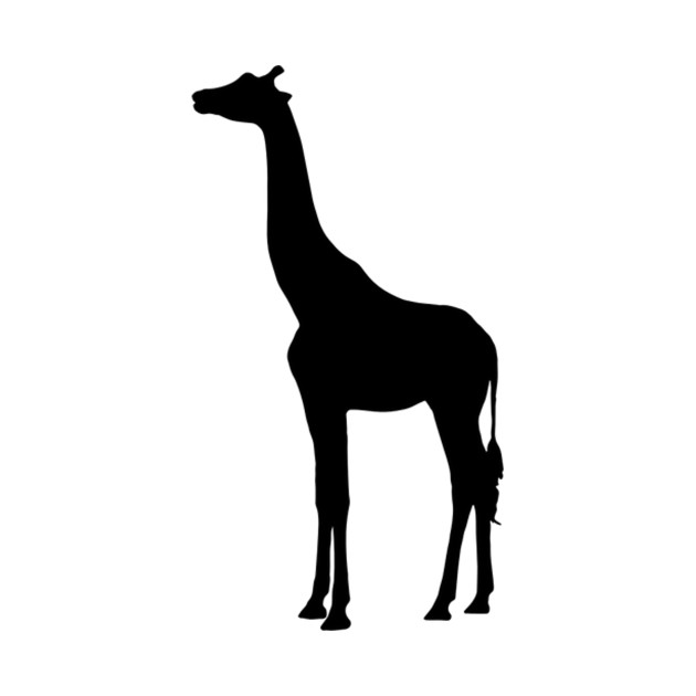 630x630 Giraffe Vector Silhouette