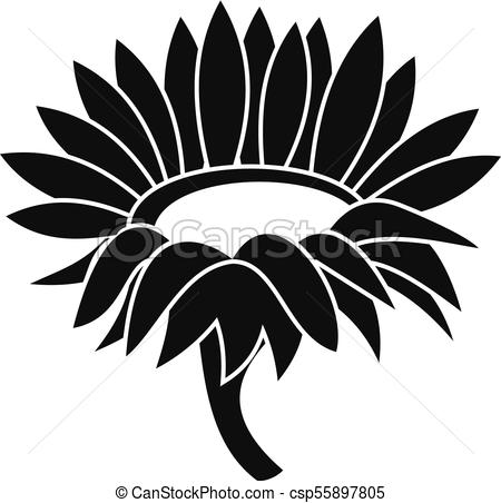 450x452 Icono, Simple, Estilo, Florecer, Girasol Tela, Girasol, Simple