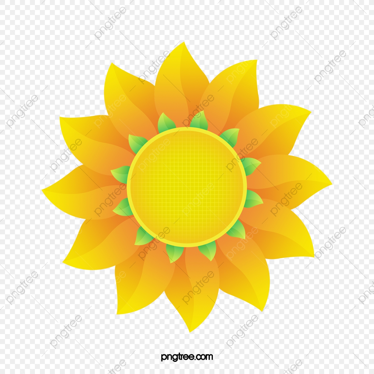 1200x1200 Girasol Vector Vector Material, Vector De Material, Girasol, La