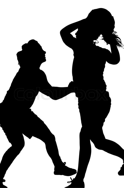 528x800 Silhouette Of Wemen Basketball Players Stock Vector Colourbox