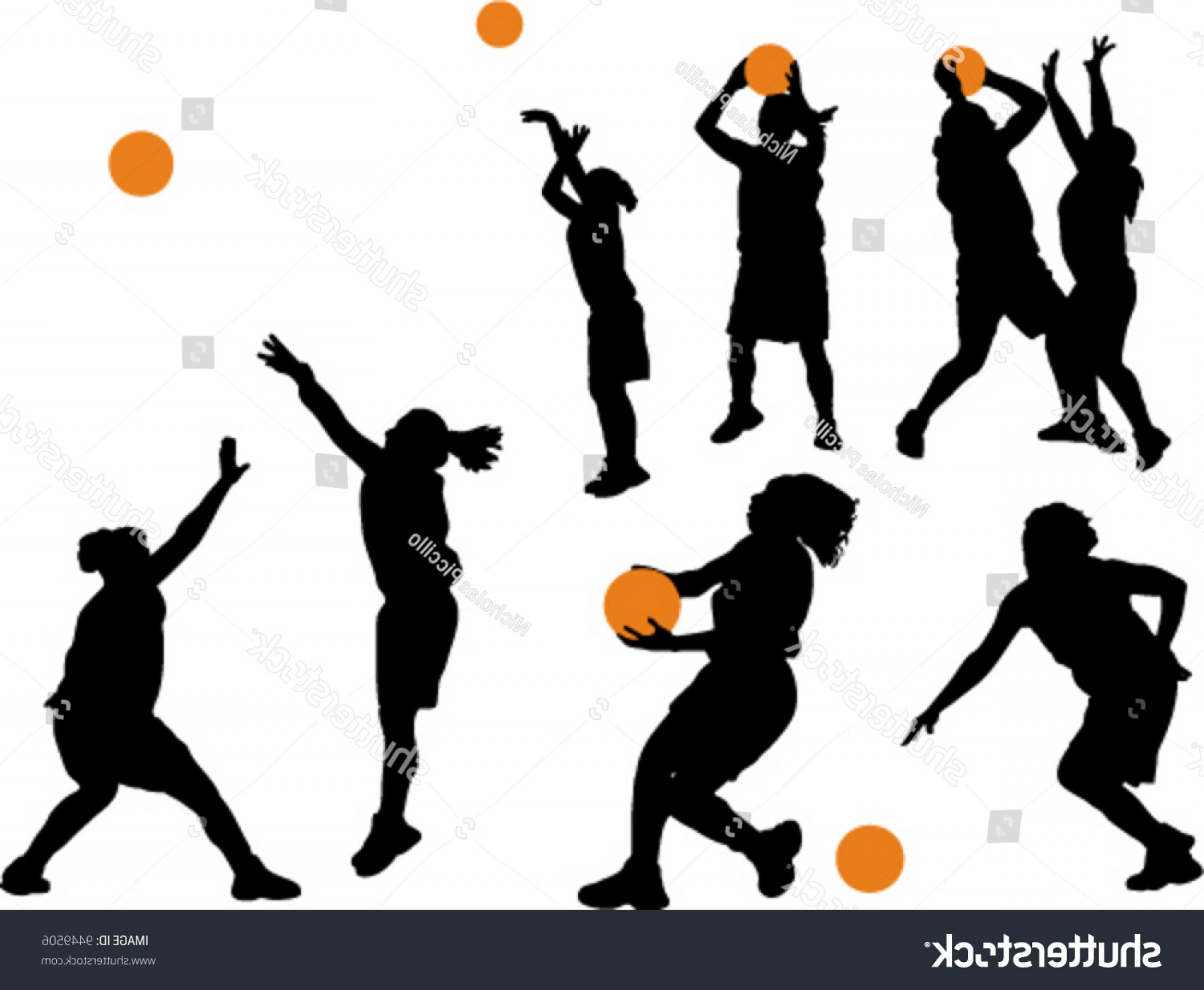1800x1480 Womens Basketball Vector Silhouettes Soidergi
