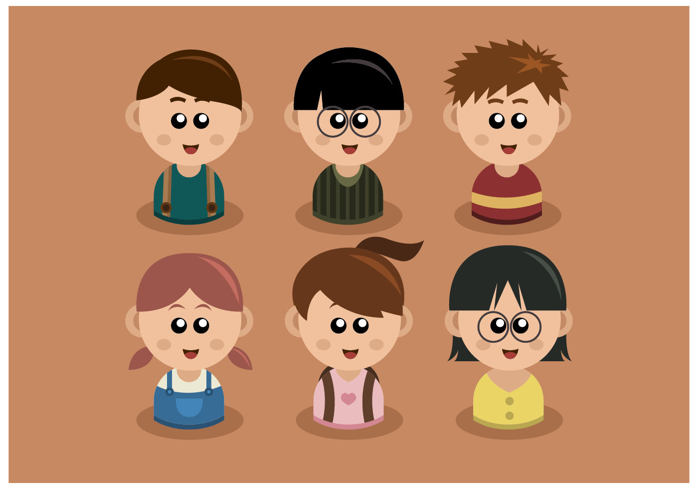 1400x980 Girl Free Vector Art