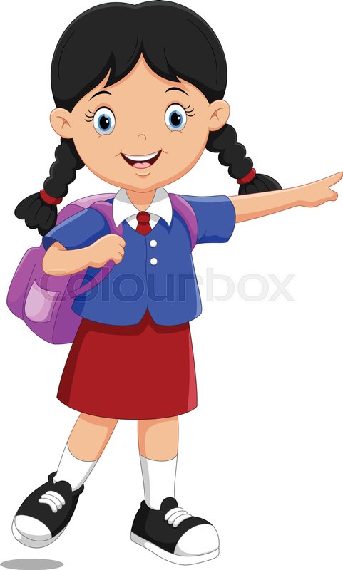 481x800 Vector Illustration Of Cute School Stock Vector Colourbox