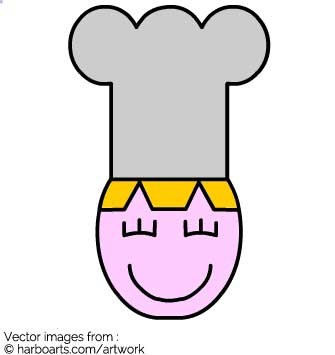 Download Cartoon Girl Chef 335x355 Download Cartoon Girl Chef