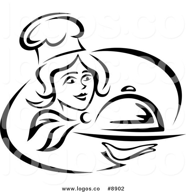 Female Chef Clipart Black And White 600x620 Female Chef Clipart Black And White