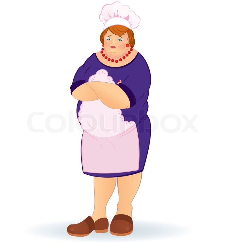 Woman Cook Vector Illustration Stock Vector Colourbox 760x800 Woman Cook Vector Illustration Stock Vector Colourbox