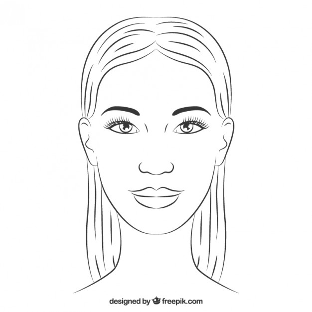 Girl Face Vector at Vectorified.com | Collection of Girl Face Vector ...