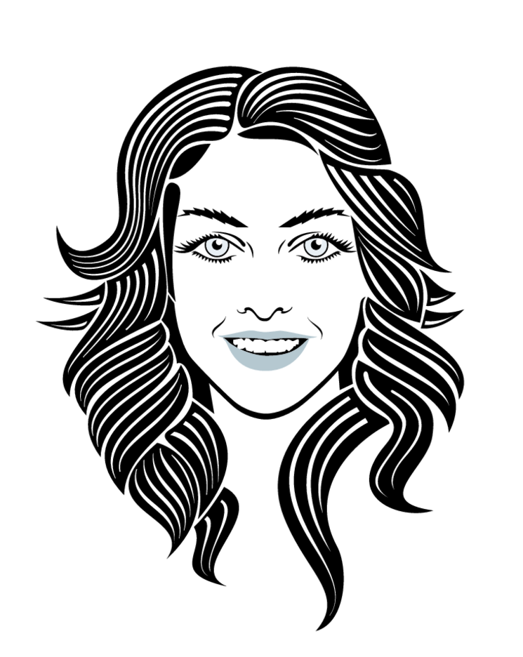 Girl Face Vector Image Freevectors 745x936 Girl Face Vector Image Freevectors