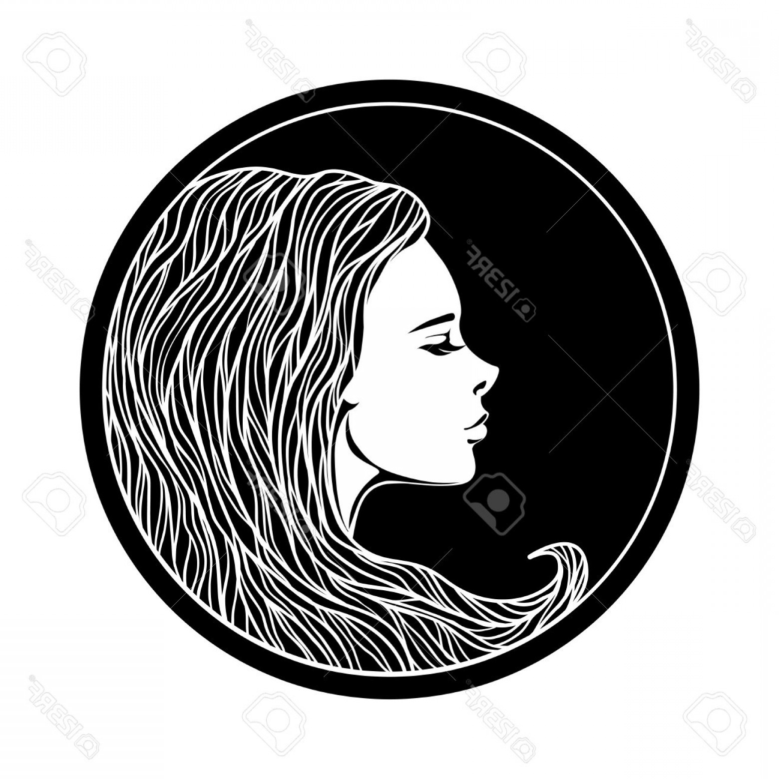 1560x1560 Hair Vector Art Nouveau Hoodamathrun