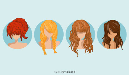 442x260 Hair Vector Graphics To Download