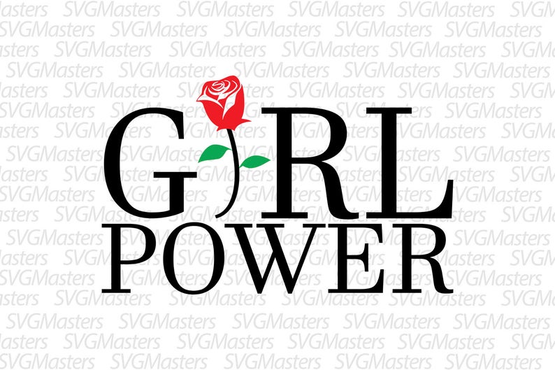 794x529 Girl Power Vector Feminism Digital Clipart T Shirt Etsy