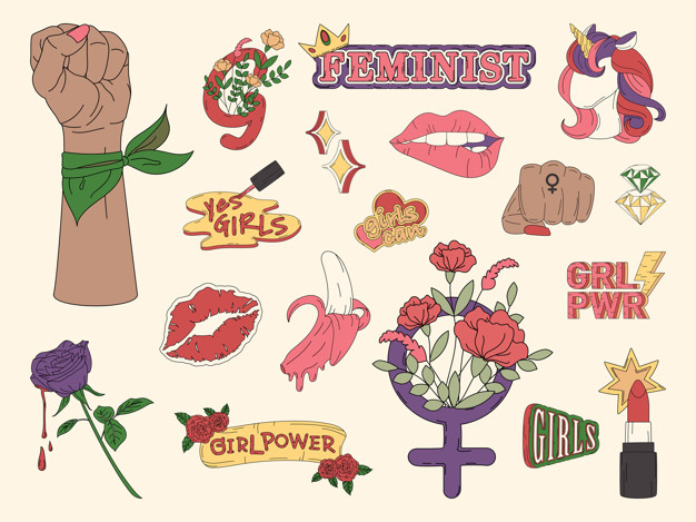 626x469 Collection Of Girl Power Vectors