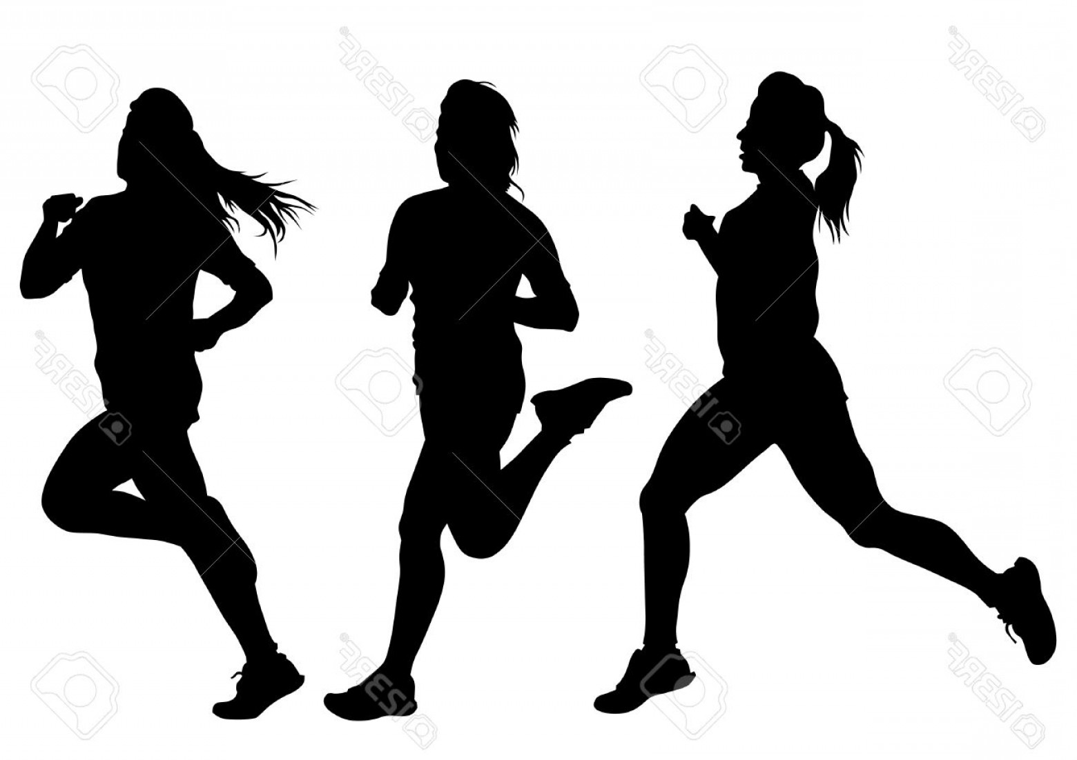 Woman Running Vector Art Catchsplace 1560x1102 Woman Running Vector Art Catchsplace