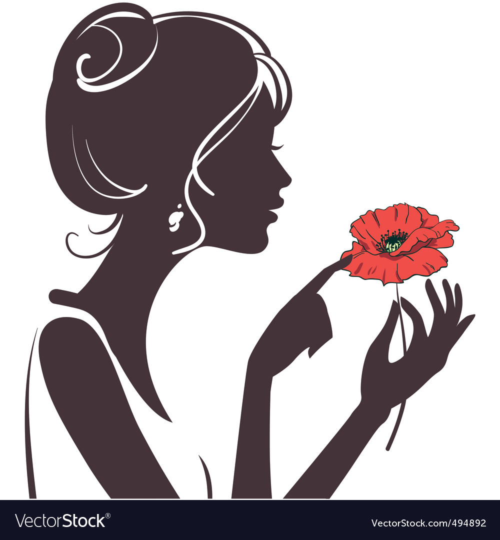 Girl Silhouette Vector 1000x1080 Girl Silhouette Vector