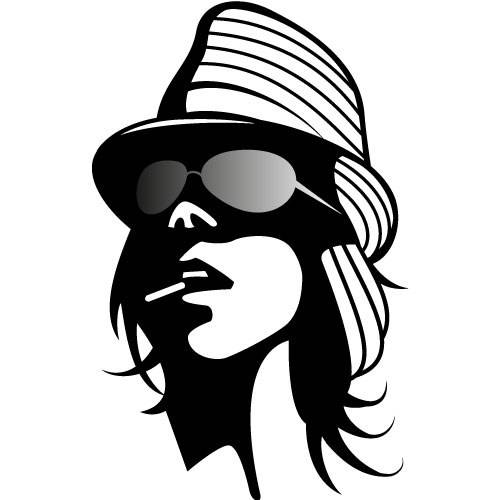 Girl Silhouette Vector People Vector Free Vector Download 500x500 Girl Silhouette Vector People Vector Free Vector Download