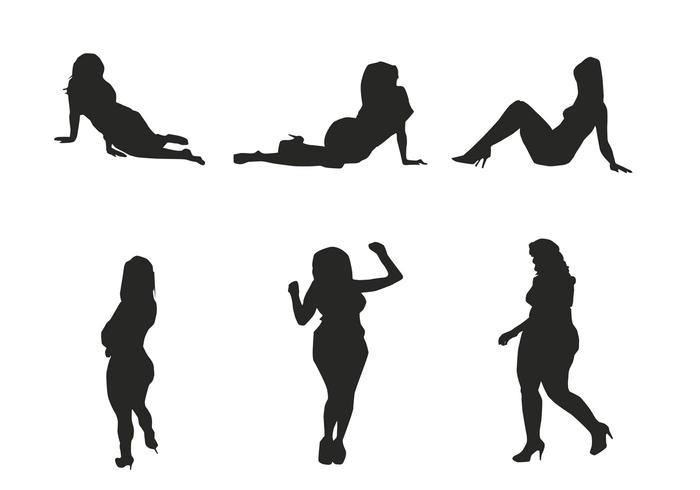 Vector Girl Silhouettes 700x490 Vector Girl Silhouettes