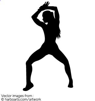 Download Dancing Girl Silhouette 335x355 Download Dancing Girl Silhouette
