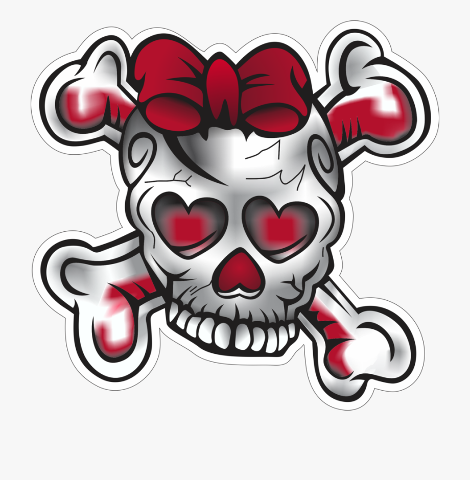 920x940 Vector Girl Skull