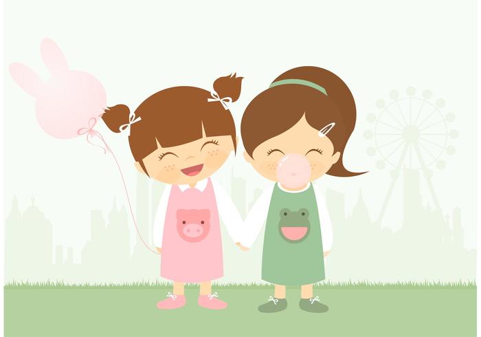 700x490 Girl Free Vector Art