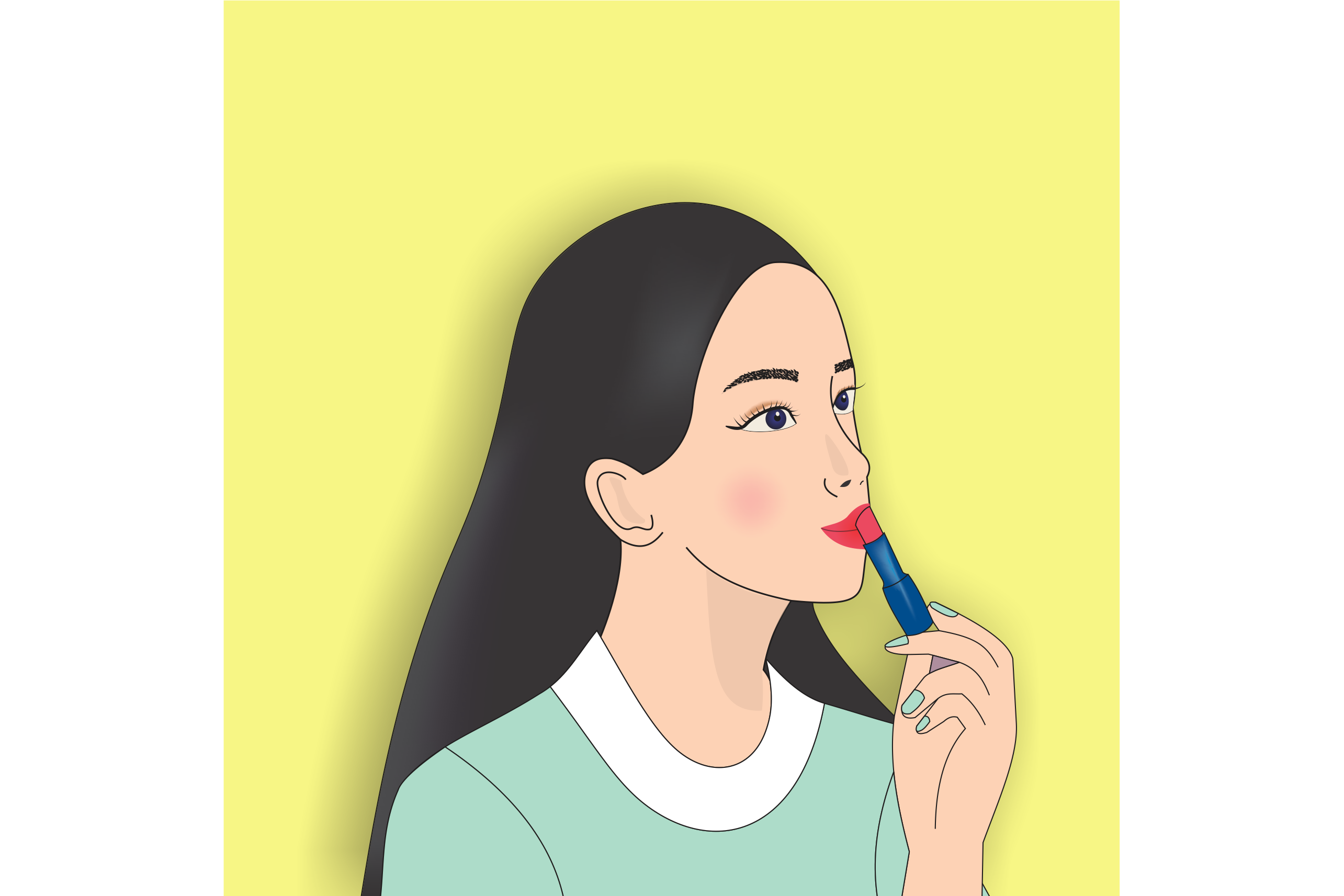 2569x1713 Make Up Girl Vector