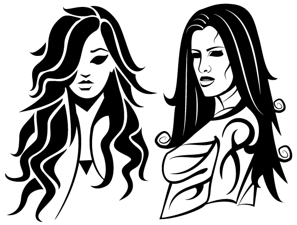 600x455 Beauty Girls Free Vector Art