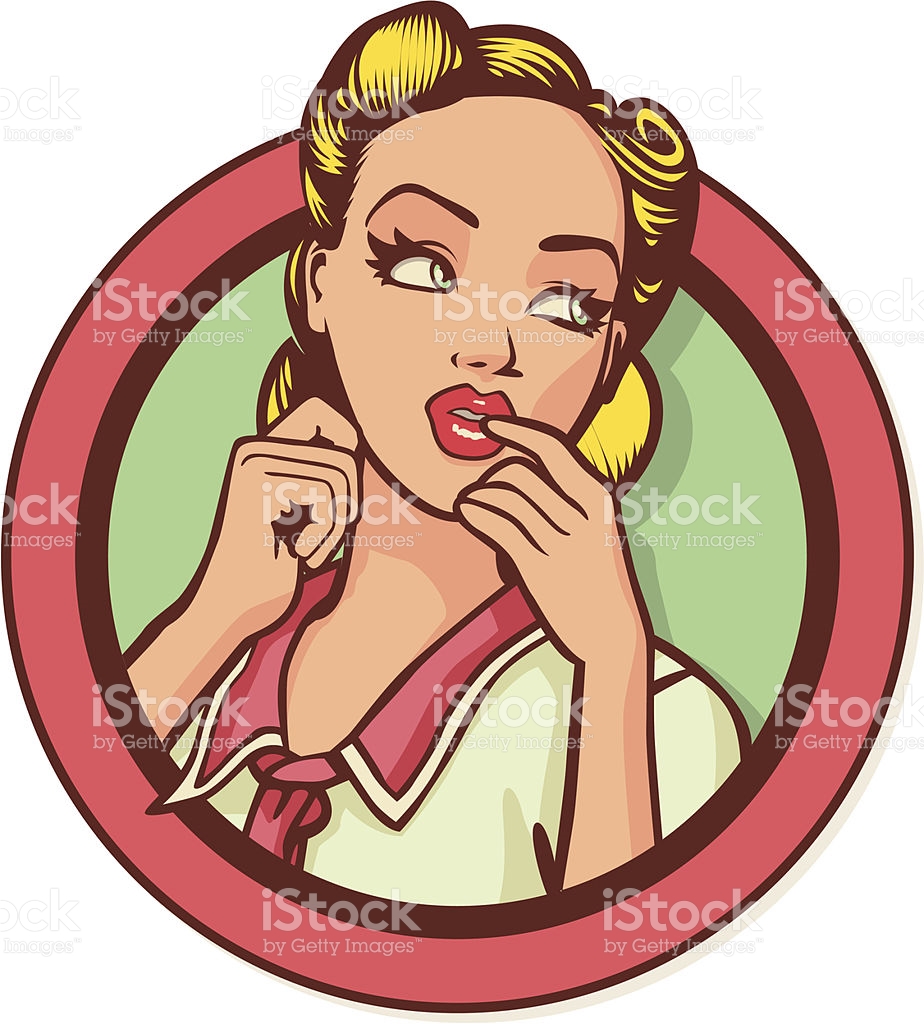 924x1024 Pin Up Girl Vector Group With Items