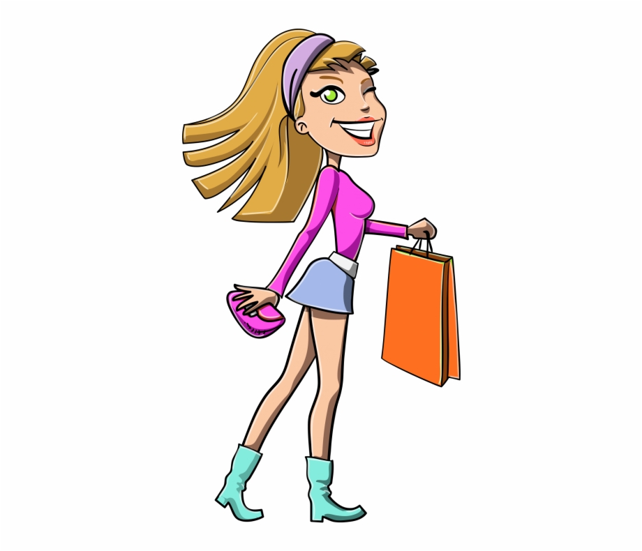 920x790 Download Girl Shopping Vector Png Transparent Image