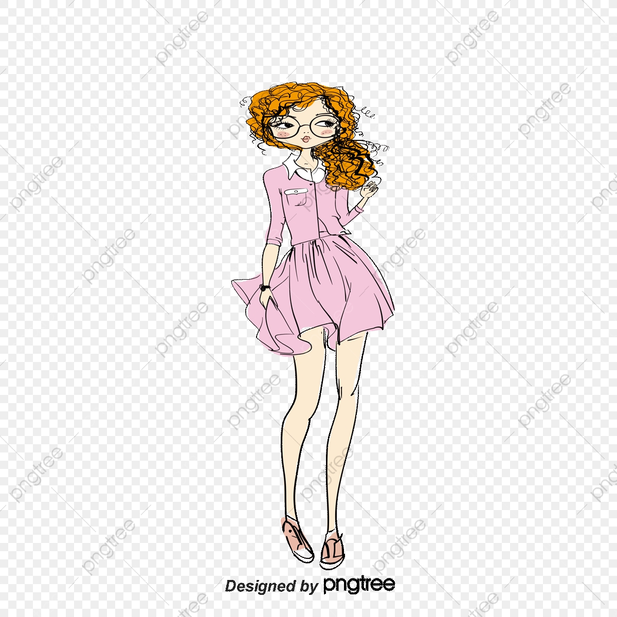 1200x1200 Vector Fashion Girls, Fashion, Girl, Vector Png And Vector