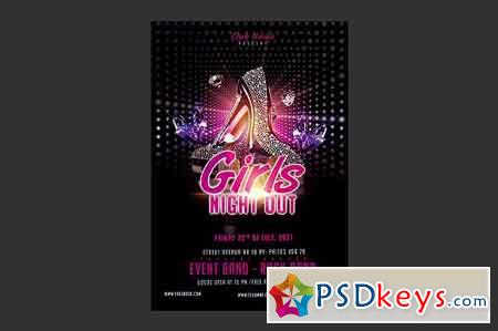 450x299 Girls Night Out Flyer Free Download Photoshop Vector