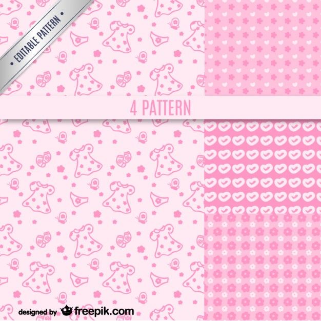 626x626 Girly Vector Pattern Free Grapic Eelements Pink Pattern