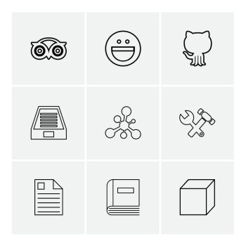350x350 You Searched For Github Icon Design Vector